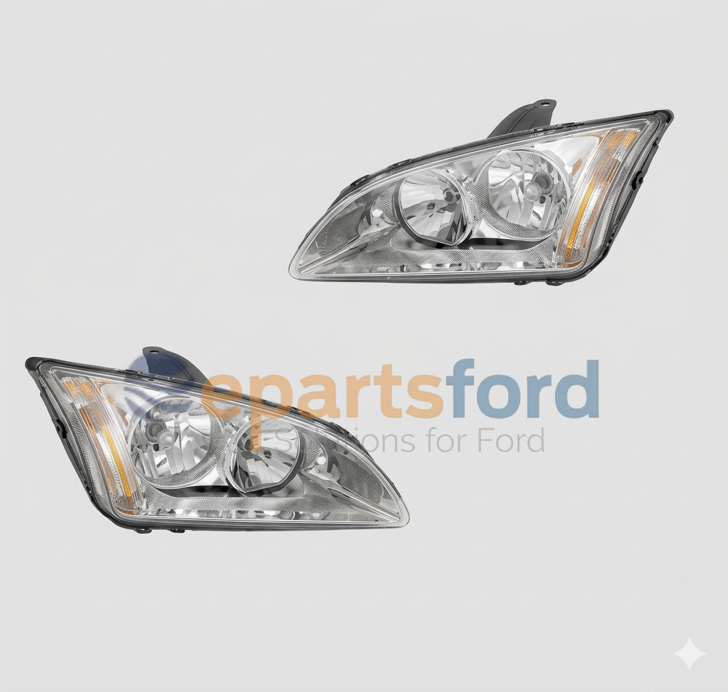 Ford Focus MK2 Ön Far Lamba Takımı Krom Sağ Sol  2005-2008
