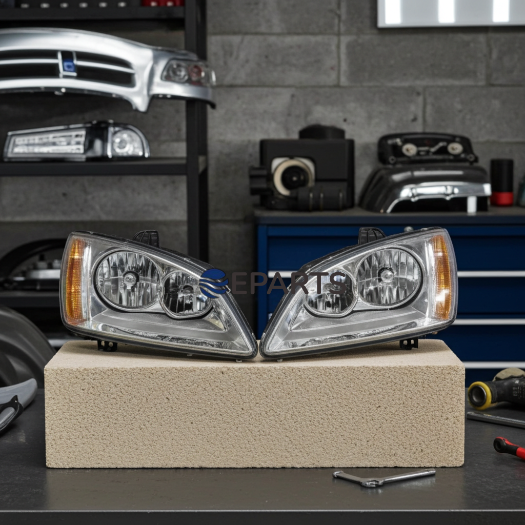 Ford Focus 2  2005-2008 | ön Far Lamba takımı krom 2adet