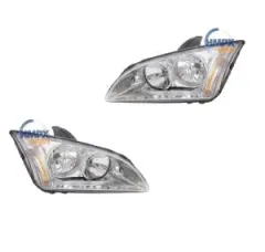 Ford Focus 2  2005-2008 | ön Far Lamba takımı krom 2adet