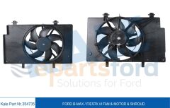 Ford Fiesta - B-Max 2012 > Sonrası Benzinli Fan Motoru Klimalı - 8V51 8C607 AF