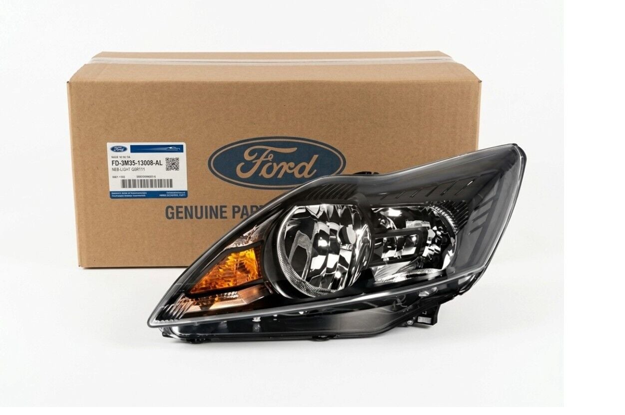 Ford Focus MK2.5 (2008-2011) Ön Far Sağ Siyah Zemin Orijinal 8M5113100CF