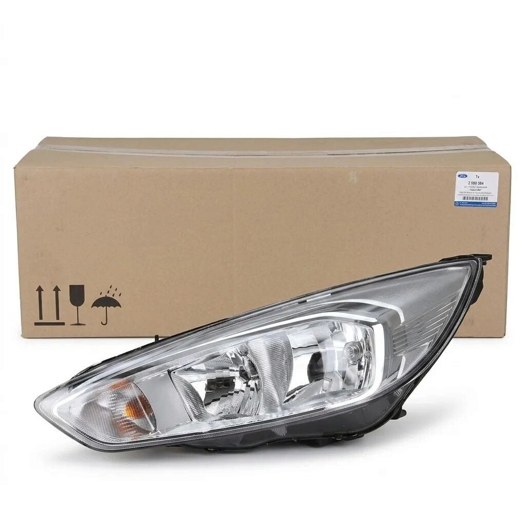 Ford Focus MK3.5 (2015-2018) Ön Far Sol Krom Zemin Halojen Orijinal F1EB13W030AEB