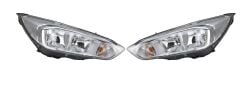 Ford Focus MK3.5 (2015-2018) Ön Far Takımı Krom Zemin Halojen DEPO F1EB13W029AEB