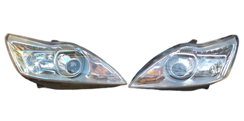 TYC Ford Focus Titanium X 2009-2011 Krom Zemin Mercekli Far Takımı (Sağ+Sol)