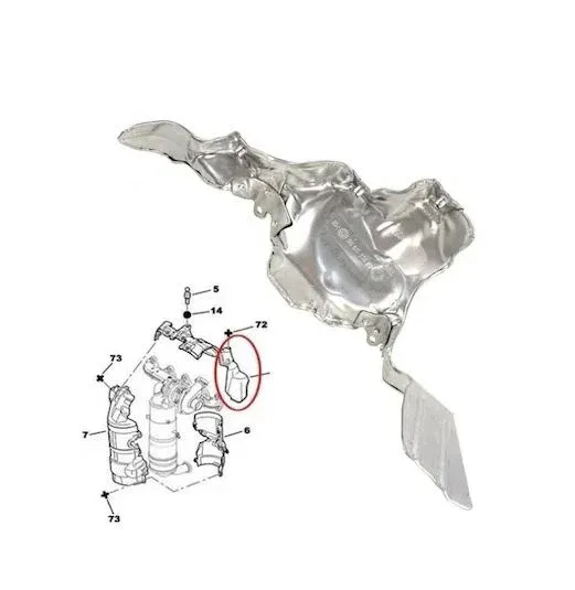 Turbo Isı Kalkanı | Ford Focus 2 1.6 Dizel 2005-2011