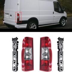 Ford Transit V347 2006-2014 Arka Stop Lambası Takımı (Sağ + Sol / Komple Duylu)