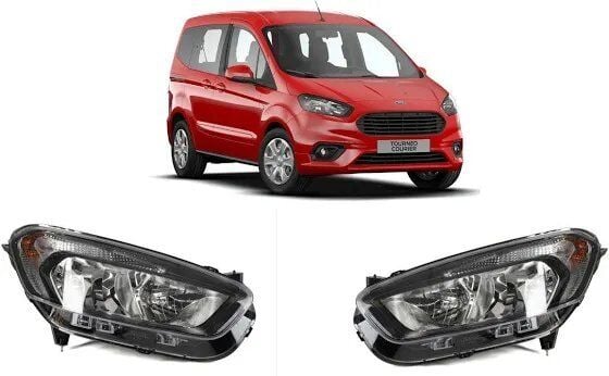(AYFAR)  FORD COURİER FAR SAG SOL TAKIM 2ADET SİYAH ZEMİN 2018_2022