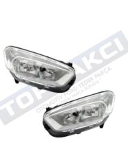 ford courier ön far     lamba Komple (Beyaz Zemin SOL - SAĞ) TAKIM 2018-2024 | AYFAR