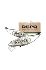 Ford Fiesta 2008-2012- Mercekli Ön Far Takımı (Sağ Sol Set)