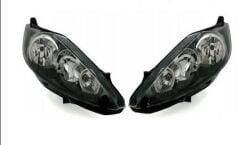 Ford Fiesta Siyah Zemin Far Takımı Sağ Sol 2009-2012
