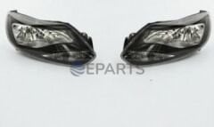 Ford Focus MK3 Ön Far Lamba Takım Sağ Sol 2 Adet Siyah Zemin 2012-2014