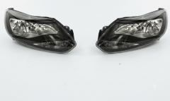 Ford Focus MK3 Ön Far Lamba Takım Sağ Sol 2 Adet Siyah Zemin 2012-2014