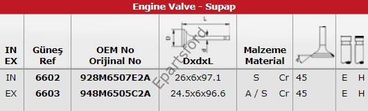 Ford Mondeo-Fiesta-Escort 1.6 Zetec 16V Subap Emme Egzoz Takımı 3 Tırnak