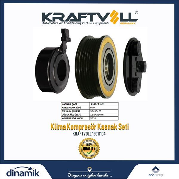 Ford Focus Klima Kompresör Kasnak Seti (2004-2011)