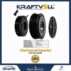 Ford Fiesta / Courier Klima Kompresör Kasnak Seti (2014-) - 1.5 TDCi - 1.6 TDCi