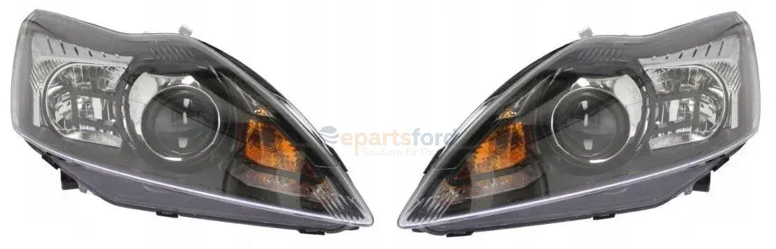 Ford Focus MK2.5 Ön Far Takımı Siyah Zemin Mercekli Sağ Sol 2009-2011