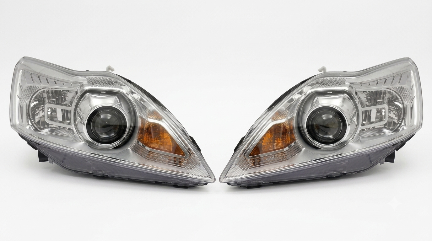 Ford focus  2,5 2009-2011-Ön far takımı mercekli krom titanium adaptif