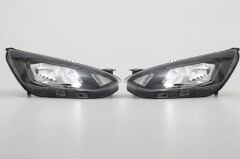 Ford Focus 4 2018-2022 Ön Far Lamba Takımı Sağ Sol Siyah Zemin JX7B13W029CF