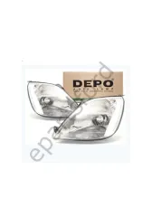 Ford Fiesta Ön Far Lamba Takım Sağ Sol 2 Adet 2002-2006