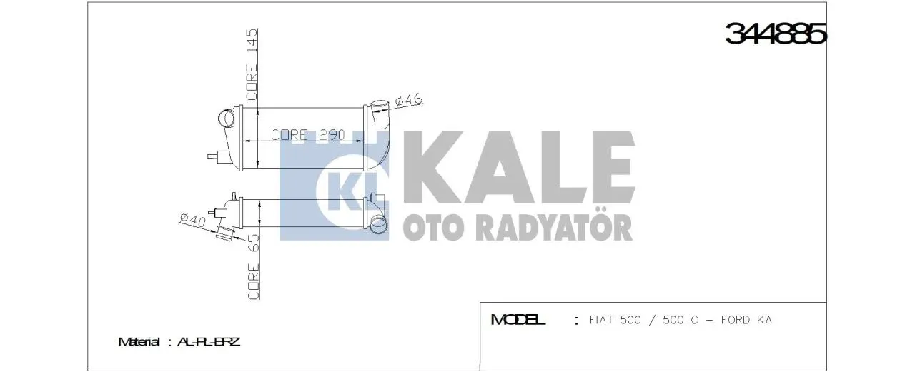 Turbo Radyatörü | Ford Ka 1.3 2007
