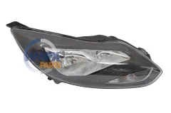 Ford Focus MK3 Sağ Ön Far (2011-2014) - BM51 13W029 RB | Siyah Zemin