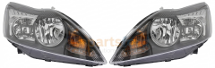 Ford Focus MK2.5 Ön Far Lamba Takımı Sağ Sol Siyah Zemin 2009-2011