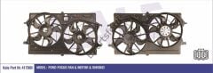 Ford Focus Fan Motoru Çiftli Komple 1998-2005