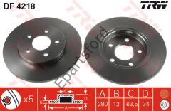 Ford Mondeo Ön Fren Disk Aynası Takım 300 mm 2001-