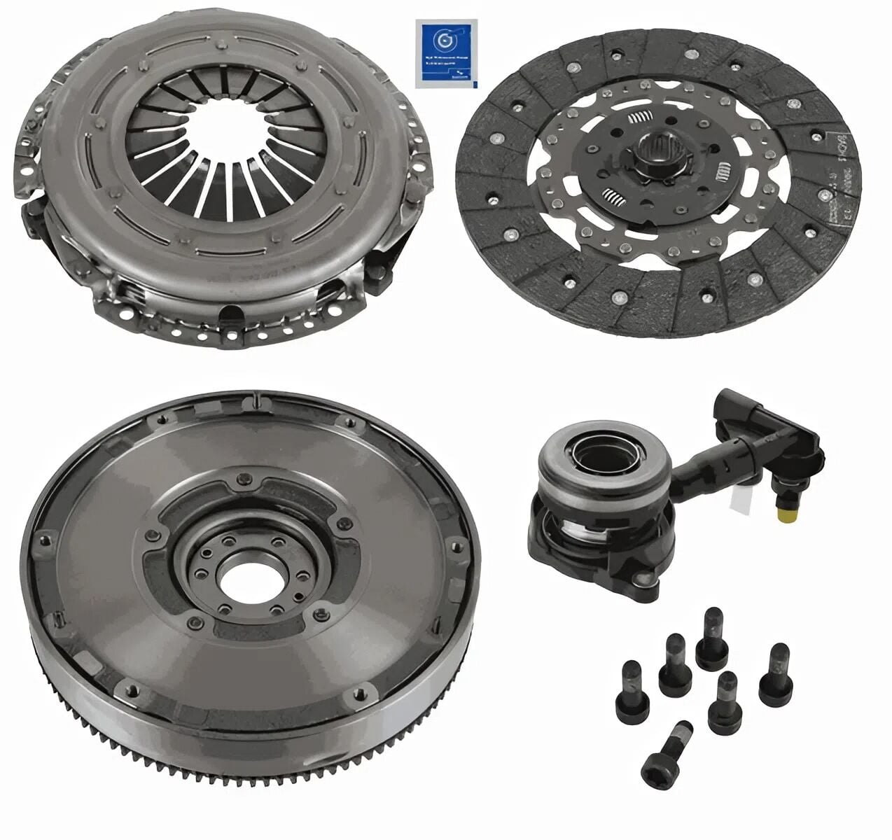 Ford Focus 3 - Focus 4 1.6 TDCi Debriyaj Seti + Volan + Bilya Tam Kit - AV617C625BA