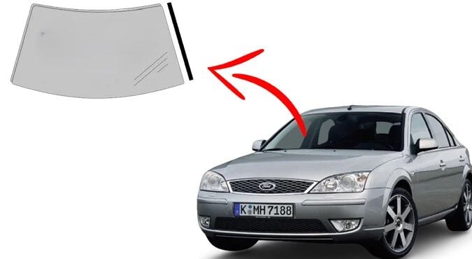 Ford Mondeo 2001-2007 Ön Cam Çıtası Sol İthal 1S71F03195AH