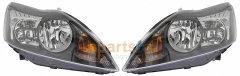 Ford Focus MK2.5 Ön Far Lamba Takımı Sağ Sol Siyah Zemin 2009-2011