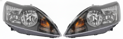 Ford Focus MK2.5 Ön Far Lamba Takımı Sağ Sol Siyah Zemin 2009-2011