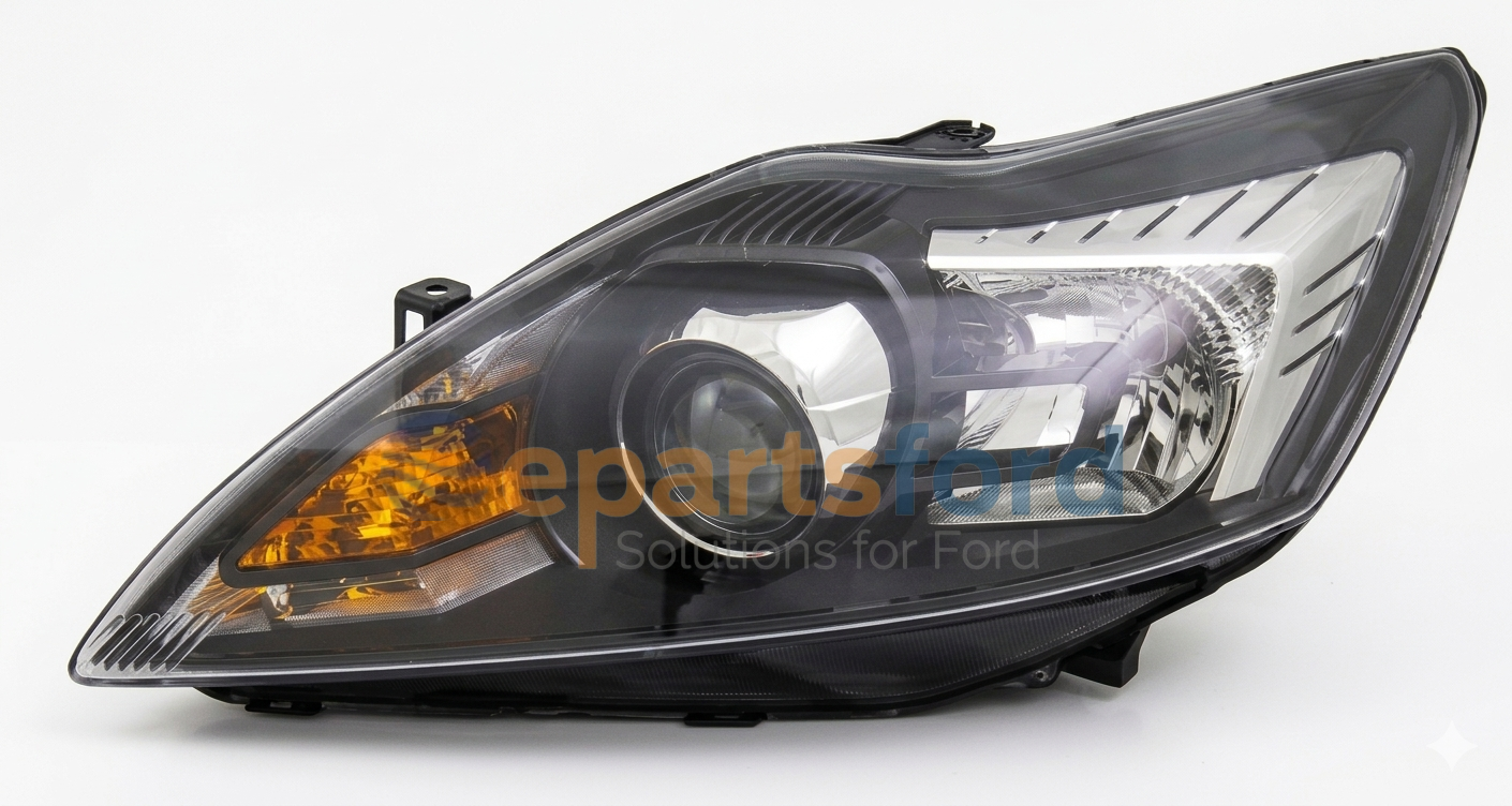 Ford Focus 2008-2011 Sol Ön Far (Mercekli & Adaptif & Siyah) - 8M51 13006 AD