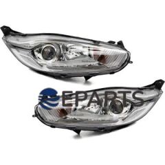 Ford Fiesta Ön Far Lamba Komple Mercekli Ledli Sağ Sol Takım 2013-2017