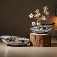 Ön far lamba komple mercekli ledli  sag sol takım -fiesta 2013-2017