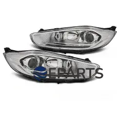 Ön far lamba komple mercekli ledli  sag sol takım -fiesta 2013-2017